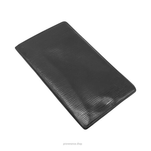 🔴 Louis Vuitton Long Wallet - Black Epi Noir Leather - Picture 4 of 8